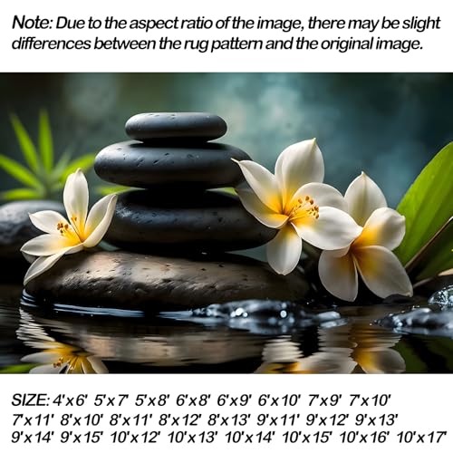 Tapete decorativo Zen 5x8 Stacked Stones miniatura 2