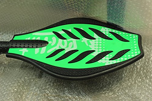 DiversitySport - Waveboard con ruote lampeggianti, per skateboard, Green With Design