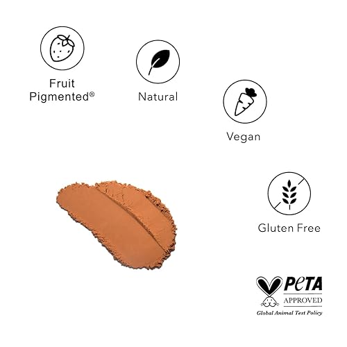 Miniatura 5 de 100% PURE Maquillaje facial matificante de bambú que absorbe los poros minimizando el acabado ligero, de larga duración, vegano, color tostado