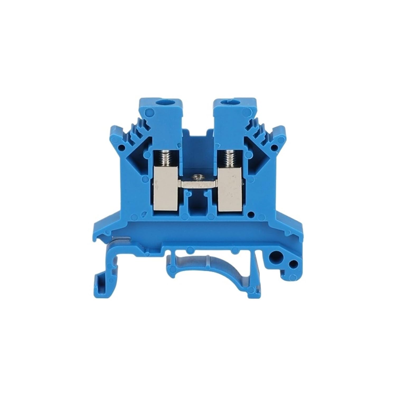 10Pcs UK 2.5 Terminal Block UK2.5B Screw Connection Connect Strip 2.5B 2.5mm² Cable Electrical Din Rail Wire Connector(UK2.5B-Yellow)