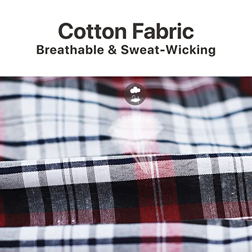 JupiterSecret Men's Woven Boxers Underwear Pack Cotton Boxer Shorts Assorted Colors4