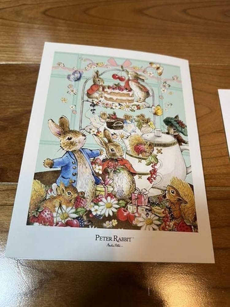 Amazon｜限定100枚帝国ホテル ピーターラビット ランチョンマット
