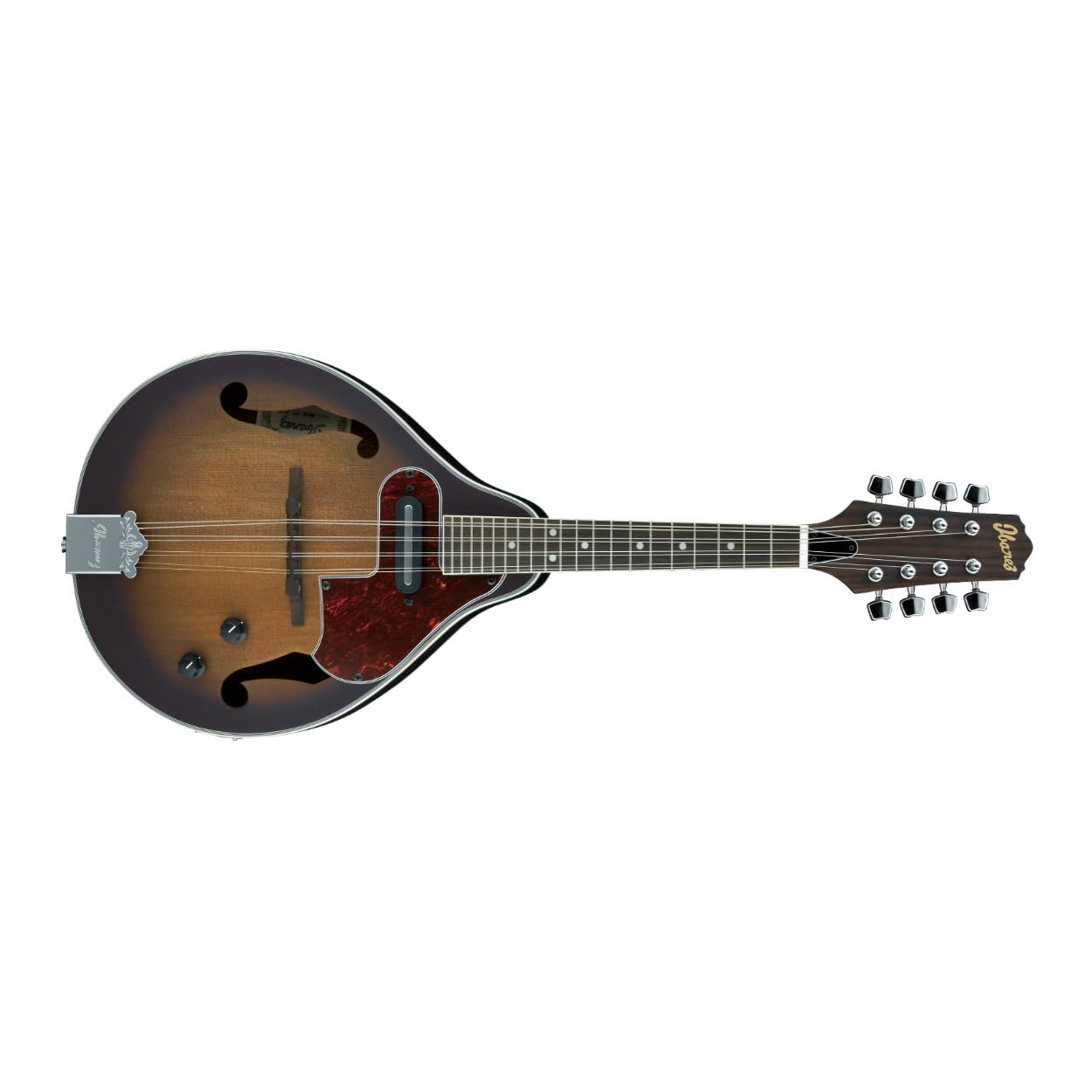 Ibanez M510E Acoustic-electric Mandolin - Open Pore Vintage Sunburst - Image 5