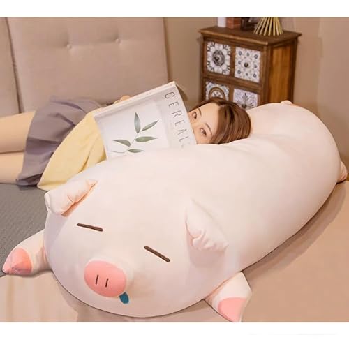 豚 ブタ 抱き枕 大きい ぬいぐるみ 豚 ブタ 横向き寝 ロング 特大 ふわふわ 柔らかく 横向き寝 可愛い 寝具 添い寝枕 子供 抱き枕 可愛い 豚 ブタ カラー2 気持ちいい抱き枕 ぬいぐるみクッション 100cm 多機能 癒し系 インテリア 動物 ア