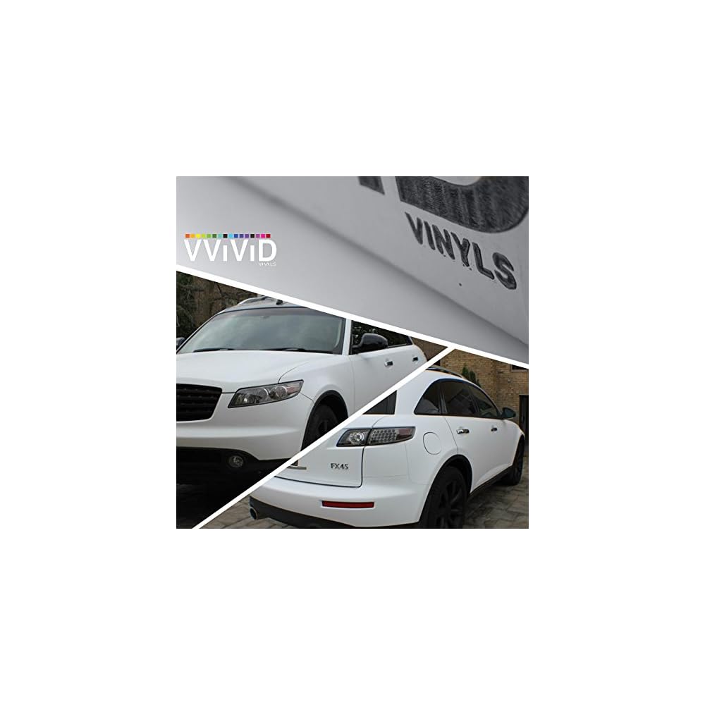 VViViD Matte White 60 Inches X 1 Foot Car Wrap Vinyl Roll With Air Release 3MIL-8 : Buy Online At Best Price In KSA - Souq Is Now