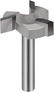 Nuxn CNC Spoilboard Surfacing Router Bits 1/4 Inch Shank Durable Carbide Tipped Surface Slab Flattening Router Bit Wood Milling Cutter Planing Tool