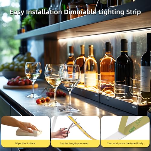 Tira de luces LED blanca y cálida 5V USB 6.56ft 2PCS miniatura 5