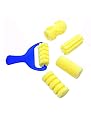 Brille Bee Sponge Stamp Foam Painting Brushes, Flower Shapes, Art Paint Drawing Tools, DIY Graffiti Stamps for Kids Earl