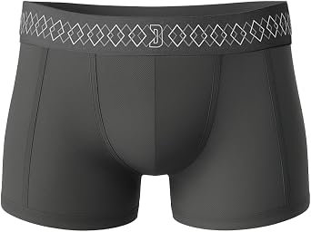 Diamond MMA Daily Boxer Briefs for Men Premium Flyless Pouch Underwear 94/6 Poly-Spandex Blend 1.5 No-Roll Waistband