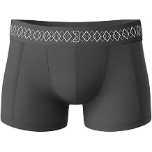 Diamond MMA Daily Boxer Briefs for Men Premium Flyless Pouch Underwear 94/6 Poly-Spandex Blend 1.5 No-Roll Waistband