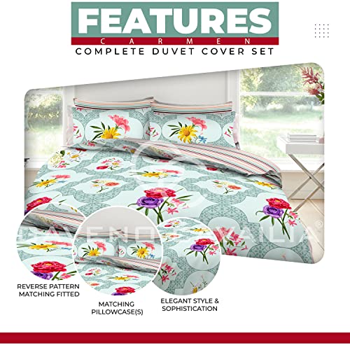 GC GAVENO CAVAILIA King Size Duvet Cover Sets With Fitted Sheet - Polycotton Complete Bedding Set including Pillow Cases - Image 2