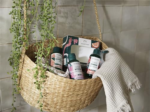 Image of The Body Shop British Rose Pink Grapefuit and Strawberry Shower Gel Gift Set 1 Pack
