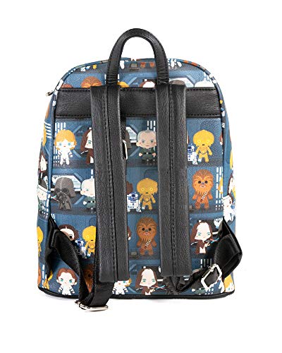 Loungefly Star Wars Chibi Death Star Battle Station Lineup Mini Backpack2