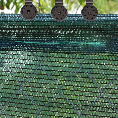 Clips de tela de sombra con agarre de bloqueo resistente e impermeable para protección exterior 5