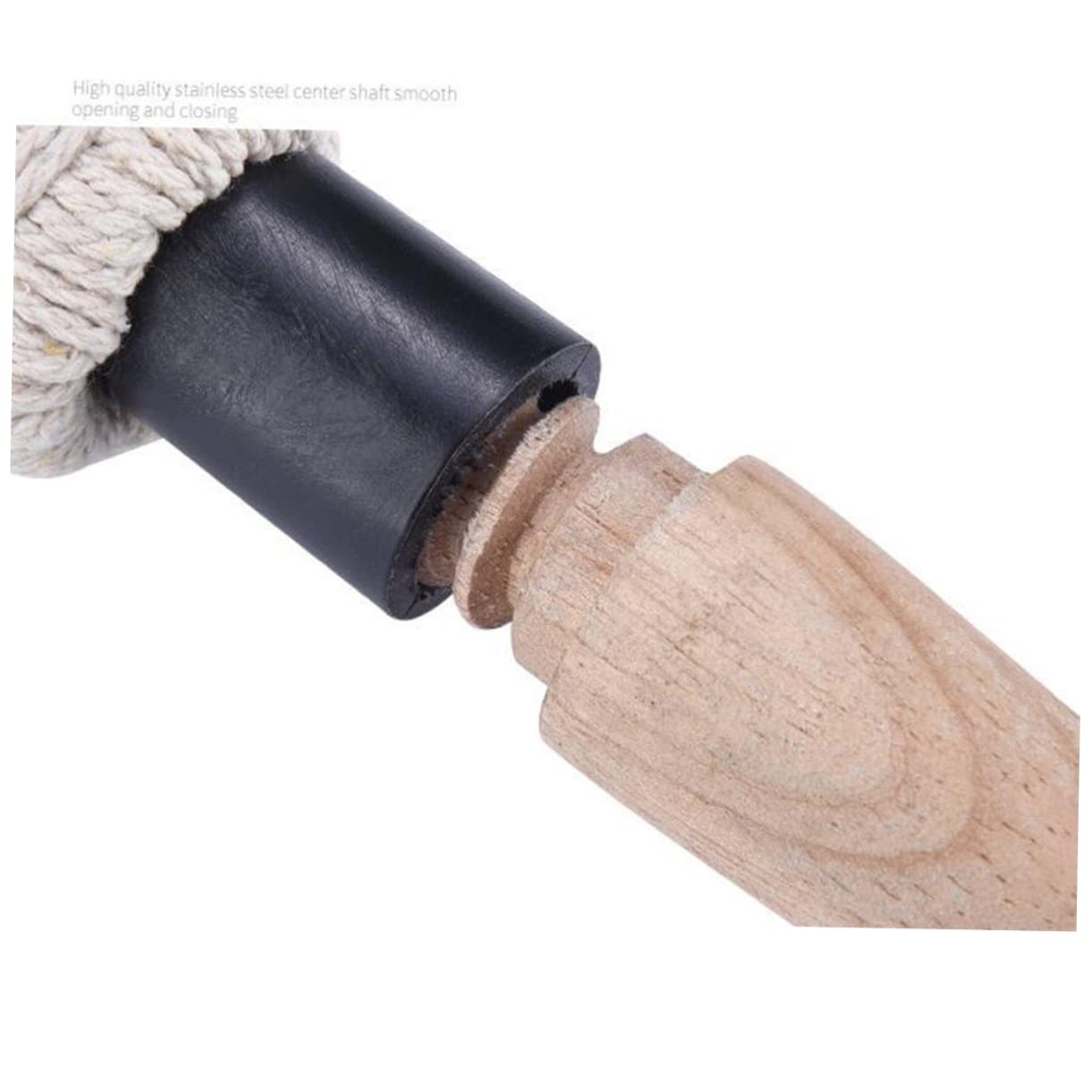 2 Pièces Brosse à Viande Barbecue Brosse de Nettoyage pour Barbecue Pinceau Sauce Barbecue pinceaux Cuisine bac Potager Brosse en Fil de Coton Pinceau à badigeonner en Bois