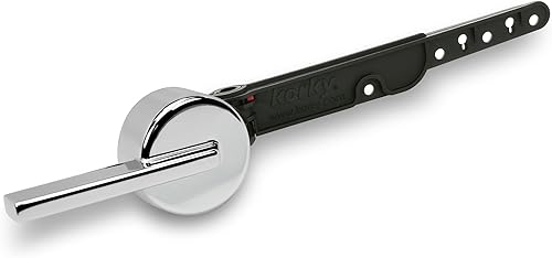 Miniatura 14 de Korky Strongarm Manija y Palanca de Inodoro de Metal - Universal para Adaptarse a Inodoros de Montaje Frontal, Angular, Lateral, Izquierdo y Derecho
