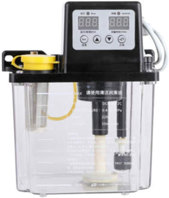 Automatic Electric Lubrication Pump Oiler 2L Lubrication Oil Pump Dual Digital Display 110V