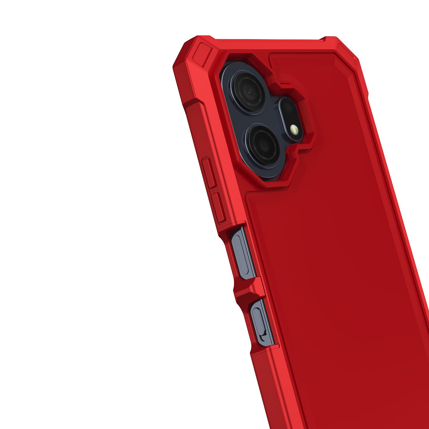 TCL NXTPAPER 70 Pro 5G - Funda para teléfono con protector de pantalla, parachoques frontal de silicona + parte trasera de policarbonato esmerilado, protección de cuerpo completo, funda de