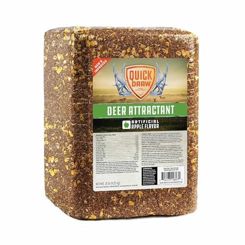 Quick Draw® Apple Deer Block, 20 Pound (20 LB) Block