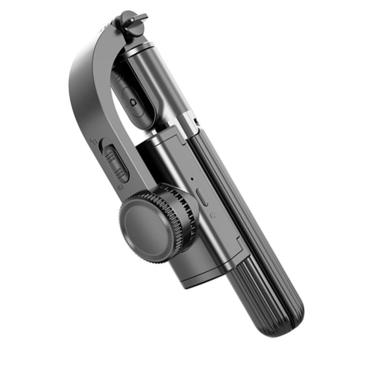 Ciieeo Stabilisateur de Téléphone Antichoc, Perche Selfie Trépied, Abs, Batterie 450mah, Noir, pour Live Streaming, Web Celebrity