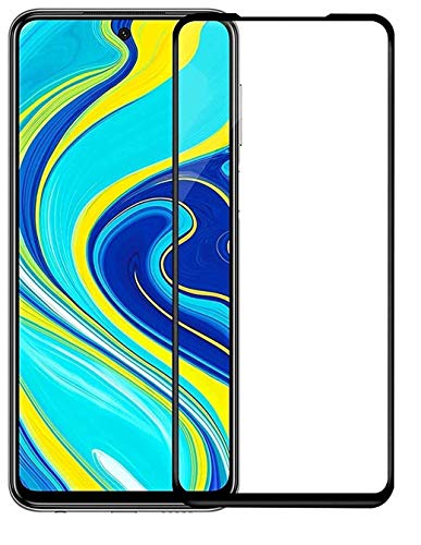 Image of VZZR?'s D+ / 11D Tempered Glass for Redmi Note 9 Pro / Redmi Note 9 Pro Max - Edge to Edge, 9H, 2.5D, 0.3mm, Full Glue, Full HD, Cover / Case Friendly Anti Scratch Screen Protector Guard with Easy Installation Kit