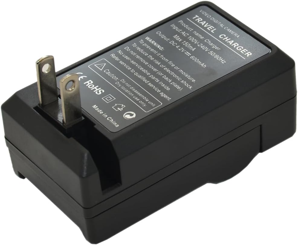 Battery Charger for HMX-F90 Camcorder Battery Charger (110/220v with Car adapters) - Replacement Charger for IA-BP210E Battery s1a