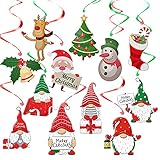 arbol navidad led espiral 【Durable y reutilizable】: las decoraciones para árboles de Navidad, los adornos de remolino de árboles de Navidad están hechos de material de PVC, duraderos y reutilizables, solo cuélgalos para decorar las decoraciones de tu fiesta de Navidad, dejando una profunda impresión en todos.