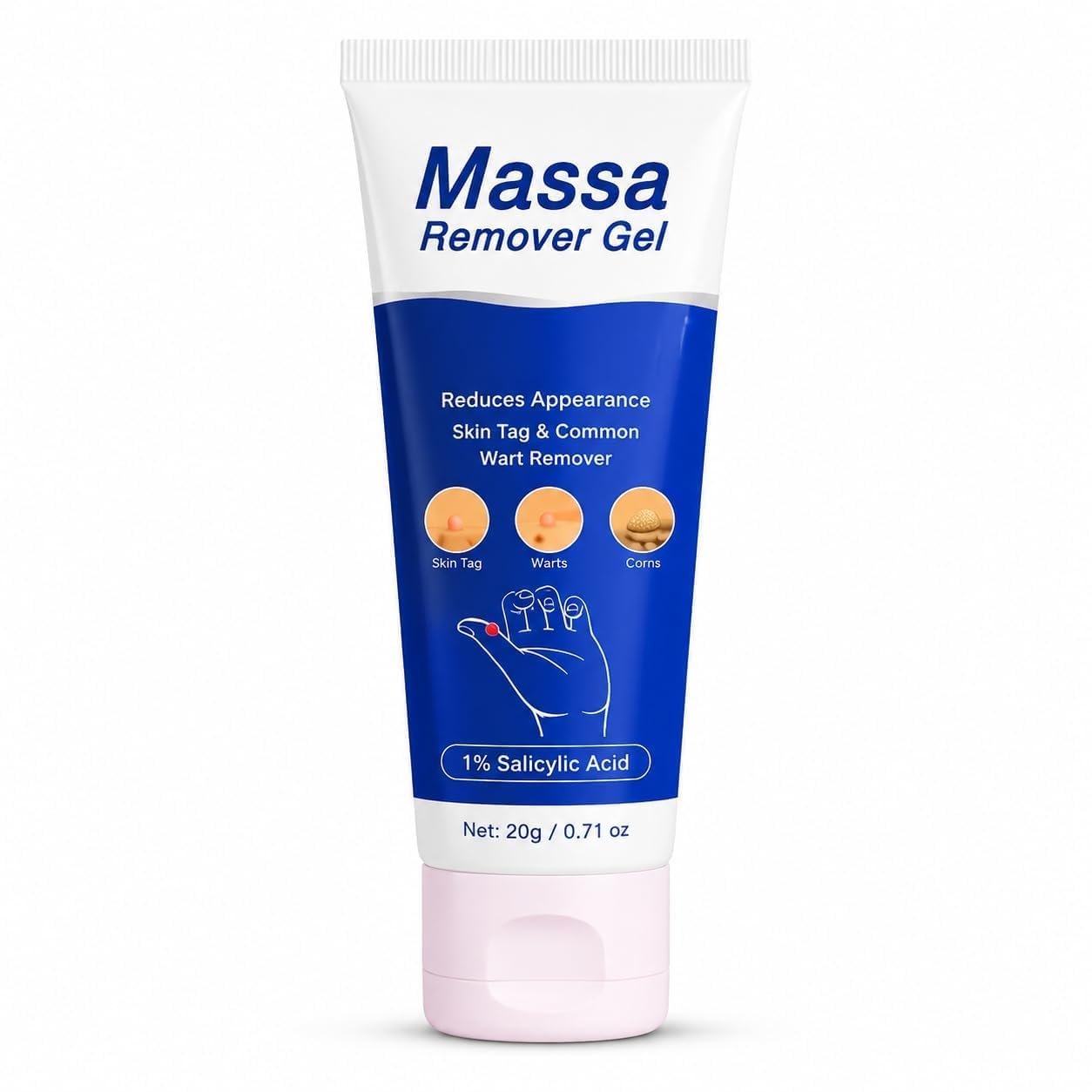 Massa Skin Care Gel with 1% Salicylic Acid | Exfoliating Gel for Rough & Thickened Skin | Smooths Hands & Feet Skin Texture | Fast Absorbing Lightweight Formula | Daily Skin Care (1)-image-4