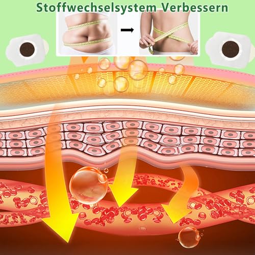 Abnehmen Schnell Fettverbrenner, Abnehmpflaster Gegen Bauchfett Fettverbrennung, Slimming Patch für Ganzen Körper, Weight Loss Stoffwechsel Beschleunigen, Natürliche Inhaltsstoffe 30 Stück