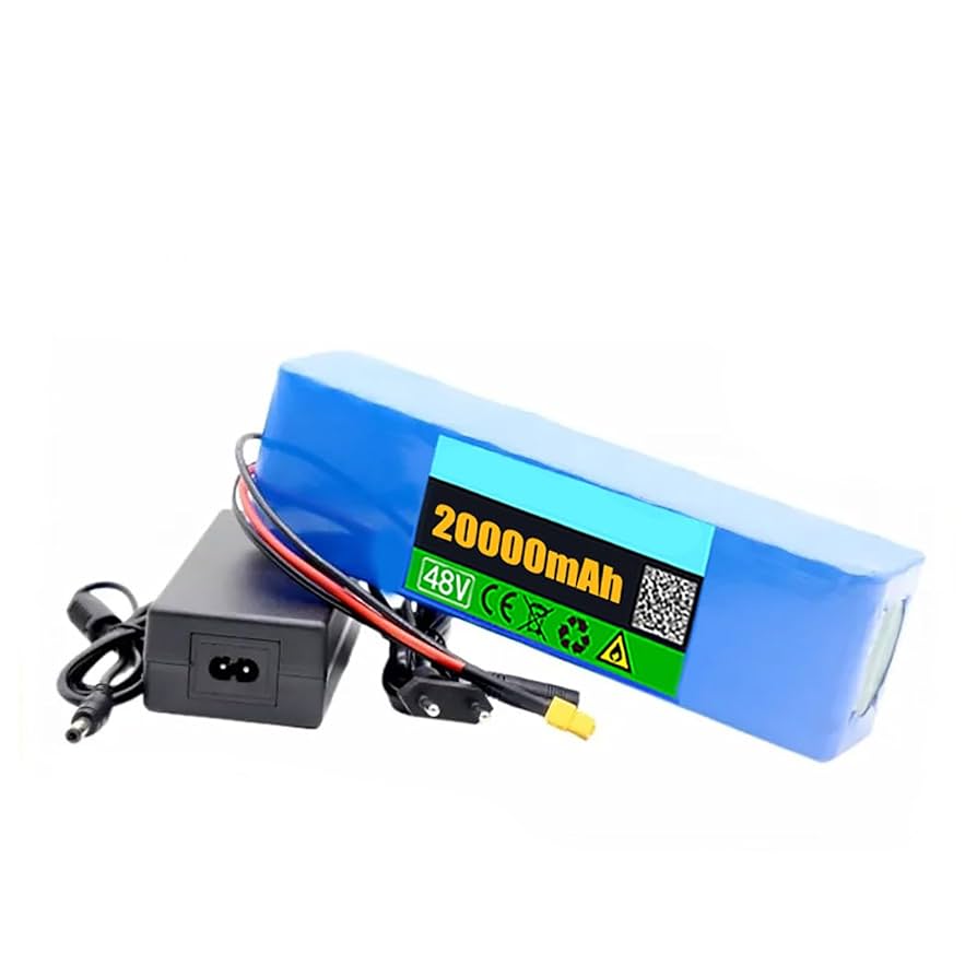 48V 20Ah 13S3P E-Bike Lithium Ion Battery Pack Built-in BMS Protection
