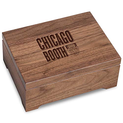 M. LA HART Chicago Booth Solid Walnut Desk Box