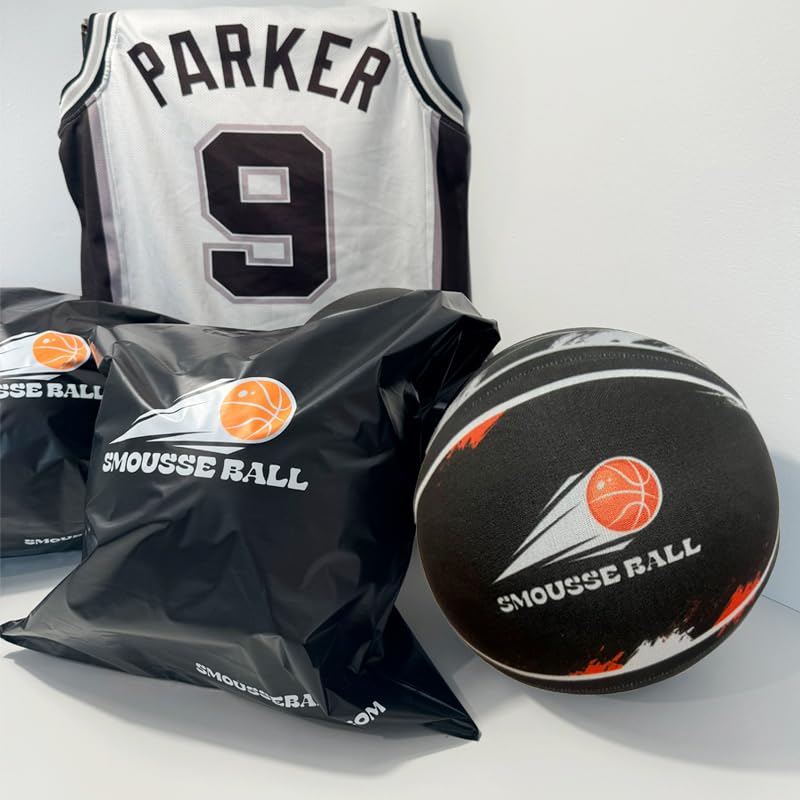 Smousseball, Smooth Ball Basket Silent Basketball Size 7 Size 6 Size 5 Foam Ball Indoor