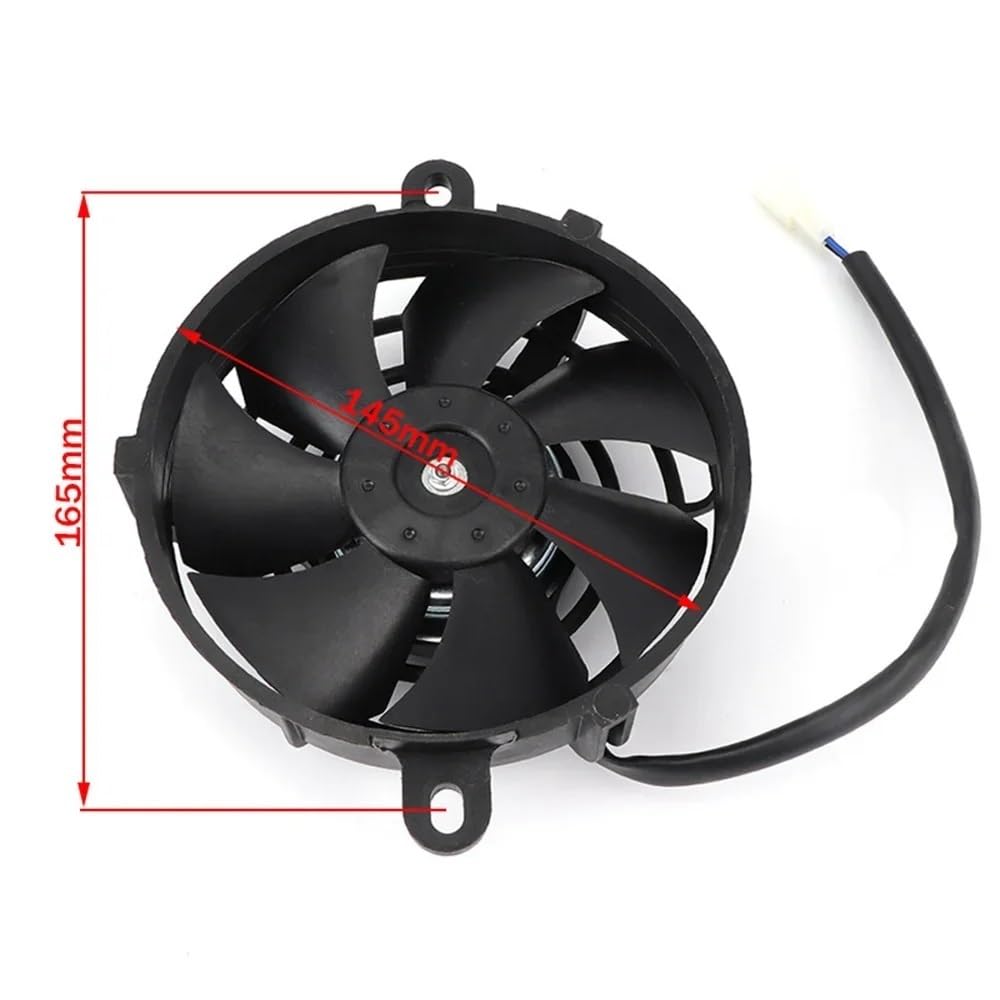 Ventilador radiador Ventilador Refrigeración Electroventilador Motocicleta 12v Radiador Universal Con Interruptor Sensor Temperatura Para Piezas 150cc-250cc ATV Quad Dirt