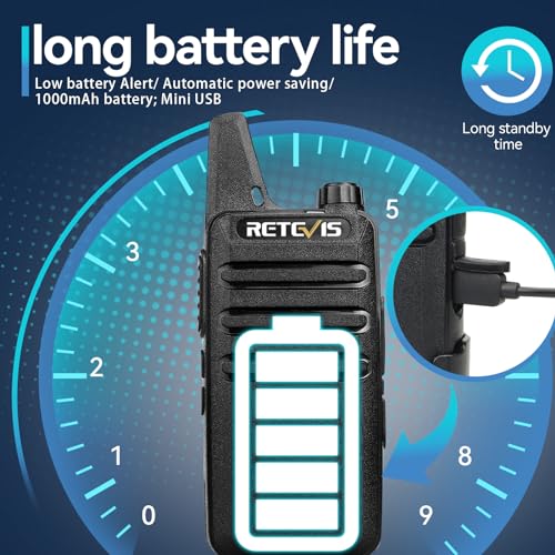 Retevis FA9121GX3-C9059C Rt22 Walkie Talkies Rechargeable Hands Free 2 Way Radios Two-Way Radio thumb #5