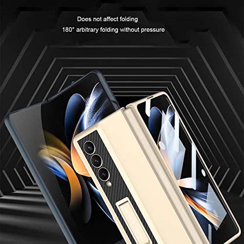 para a caixa Samsung Galaxy Z Fold 4,Suporte para negócios Shell com protetor de tela Capa protetora
