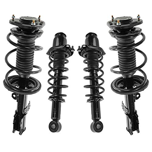 Image of TRQ Front and Rear Strut & Coil Spring Assembly Set Driver & Passenger Sides Compatible with 03-08 Toyota Corolla
