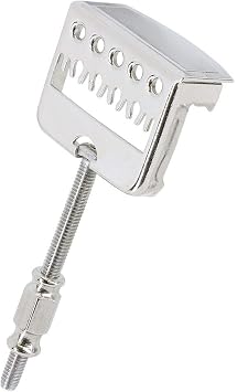 SCUD Non-Adjustable Nashville Style Banjo Tailpiece Nickel BP-TPNO