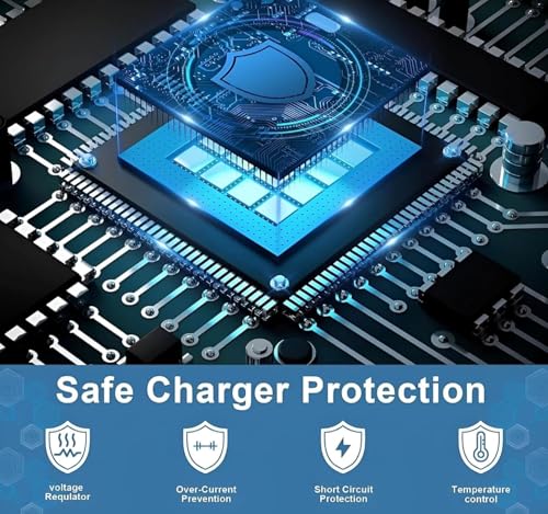 Image of 45W Charger for Compatible for Samsung S24 Ultra Galaxy Z Fold5, Galaxy S23 Ultra USB-C Fast Charging Durable USB-C Cable Included High-Speed Power gly1328