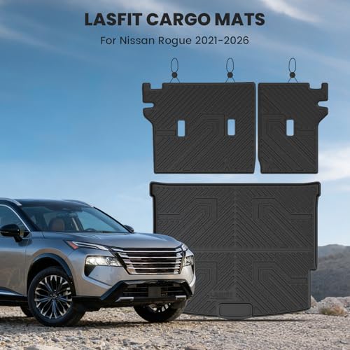 Image of LASFIT Cargo Mats for Nissan Rogue 2026 2025 2024 2023 2022 2021