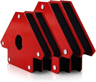 Arrow Welding Magnet 4pcs,4" 5"Magnets Welding Clamps and Holding Power Welding Accessories,Arc Welding Electrode Holder 45, 90, 135 Degree Angle Magnet Fits for Welding, Soldering,Assembling