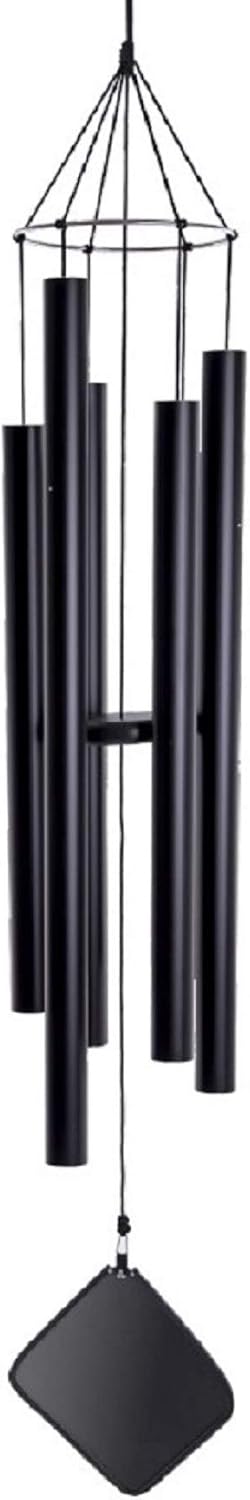 Music of the Spheres - Contra-Bass, Quartal Tuning, Deep Tone Handcrafted Large Wind Chime, Precision Tuned, Weather-resistant Unique Outdoor Wind Chimes, Total Hanging Length of 11.5 feet