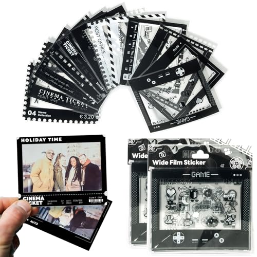 Wide Film Border Stickers for Fujifilm Instax