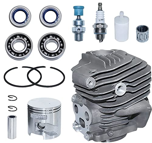 Aumel 51Mm Cylinder Piston Kit For K750 K760 Husqvarna Partner K750 K760 Cutoff Concrete Saw Replace 506 38 61-71. #TOP24