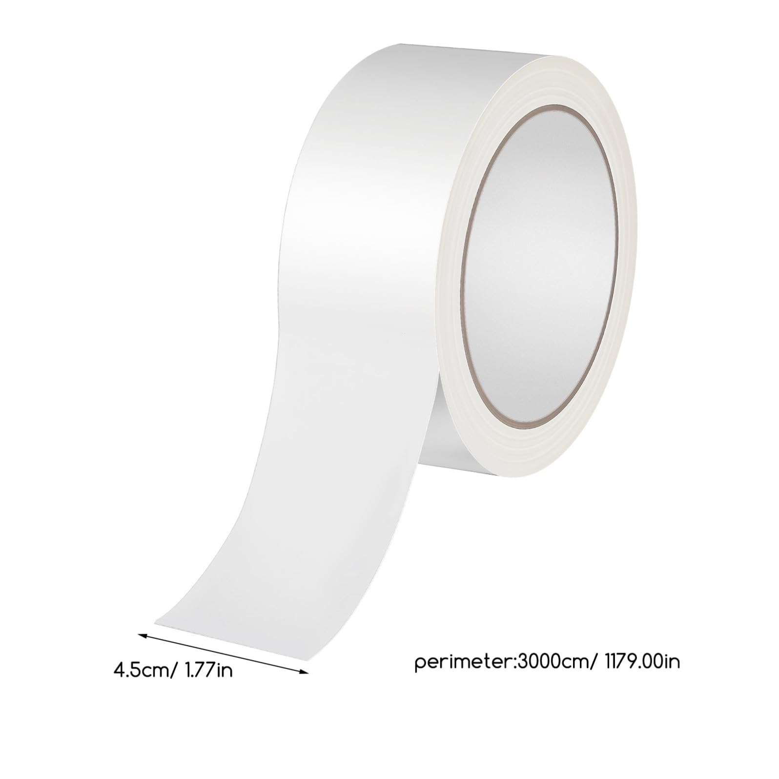 UKCOCO Ruban Adhésif D’emballage Papier Kraft Blanc 45 Mm x 30 m Autocollant Inscriptible 2 Rouleaux Polyvalent Pour Scellage Et Fixation Colis Usage Quotidien