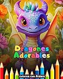 dragon 32/64 roms  Libro de Dragones para Colorear: 32 Imágenes Fáciles para Pintar a partir de 1 año (Colorea con Aldara)