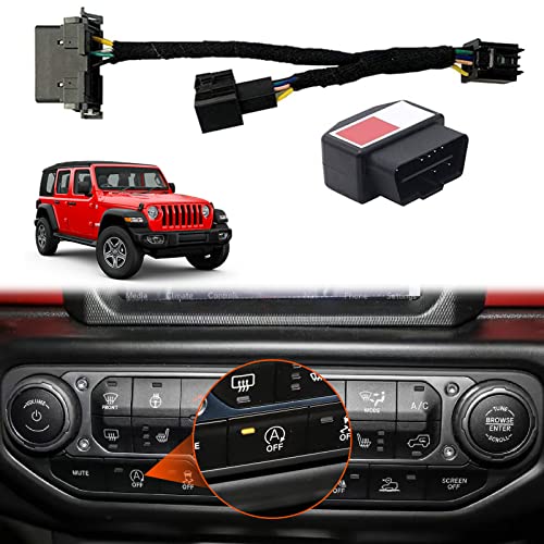 Auto Start Stop Eliminator Compatible with 2018-2024 Jeep Wrangler JL JLU Plug Play Engine System Cable(Not fit 4XE) by DXGTOZA - Used condition - US$32.83
