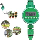LYYAN Garten Automatische Bewässerungssteuerung Elektronische Bewässerungscomputer Auslauf Programmierbar Schlauch Water Timer Wasserschaltuhr 3/4