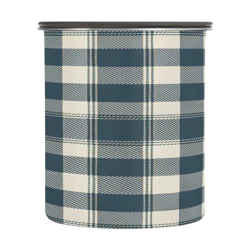 Envase de café hermético Kigai azul retro 30 oz acero inoxidable