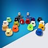 Universal Spray Paint Adapter Replacement Cap Pack 22pc fits Krylon, Behr, Walmart, and Rust-Oleum - Spray Sizes from 0.2-7"