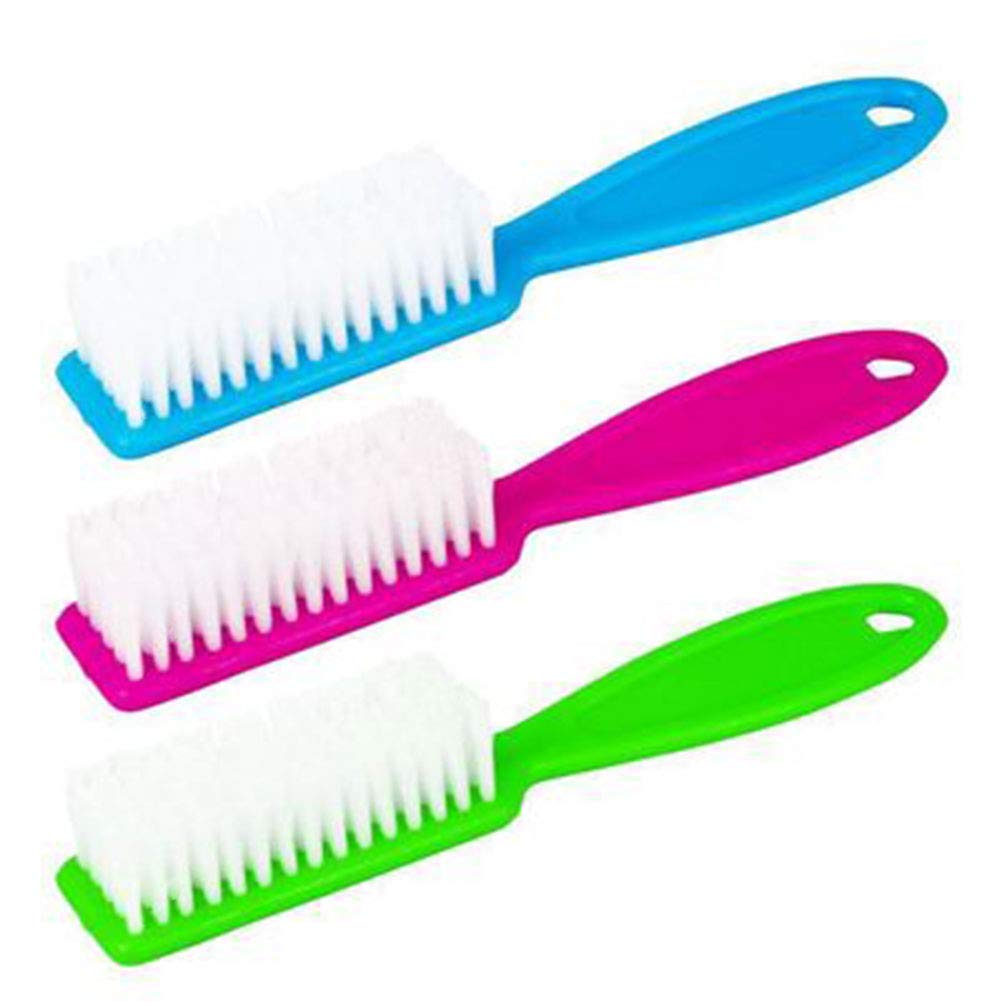 HEALIFTY Spazzola per unghie Manico lungo Spazzole per pulizia di plastica con spazzole per Nail 4pcs